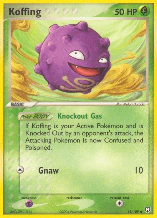 Image for Koffing (61/109) (Team Rocket Returns) - Pokemon