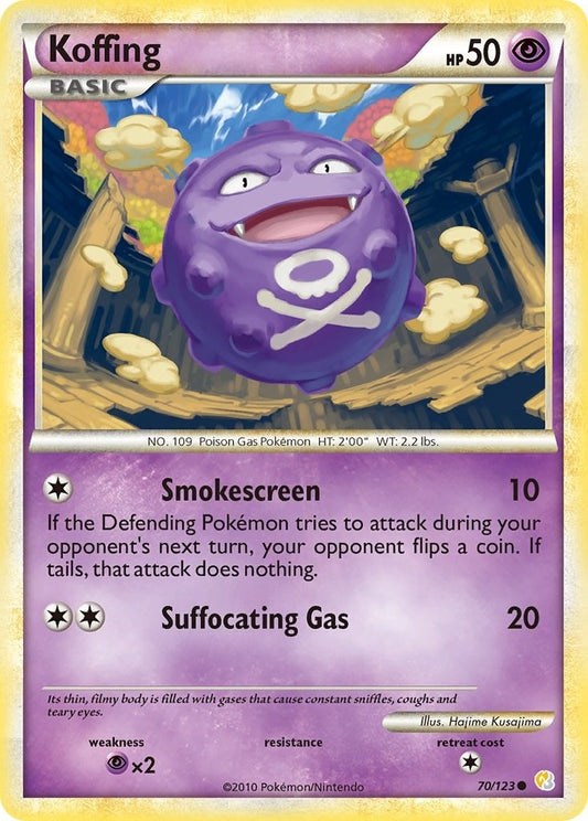 Image for Koffing (70/123) (HeartGold SoulSilver) - Pokemon