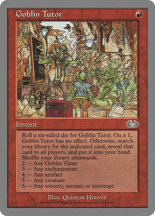 Image for Goblin Tutor (45) (Unglued) - Magic: The Gathering