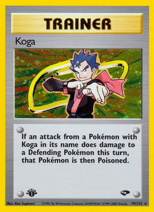 Image for Koga (19) (019/132) (Gym Challenge) - Pokemon