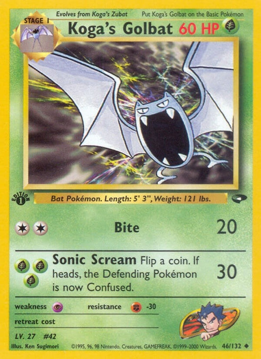 Image for Koga's Golbat (046/132) (Gym Challenge) - Pokemon