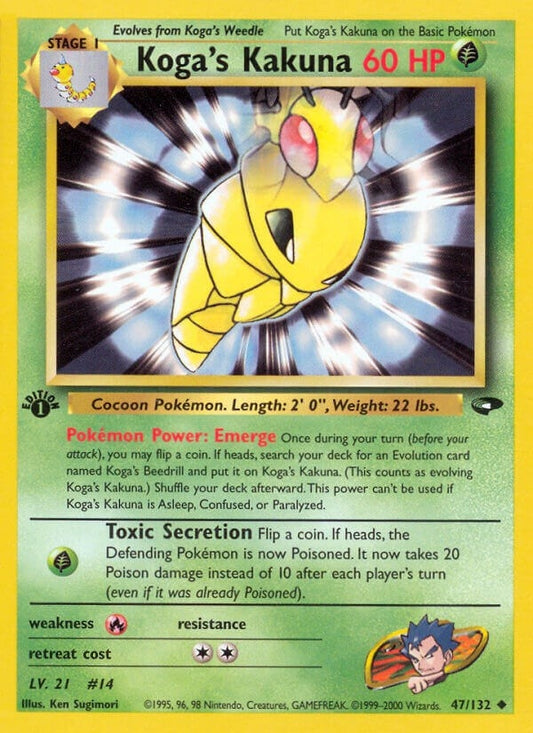 Image for Koga's Kakuna (047/132) (Gym Challenge) - Pokemon