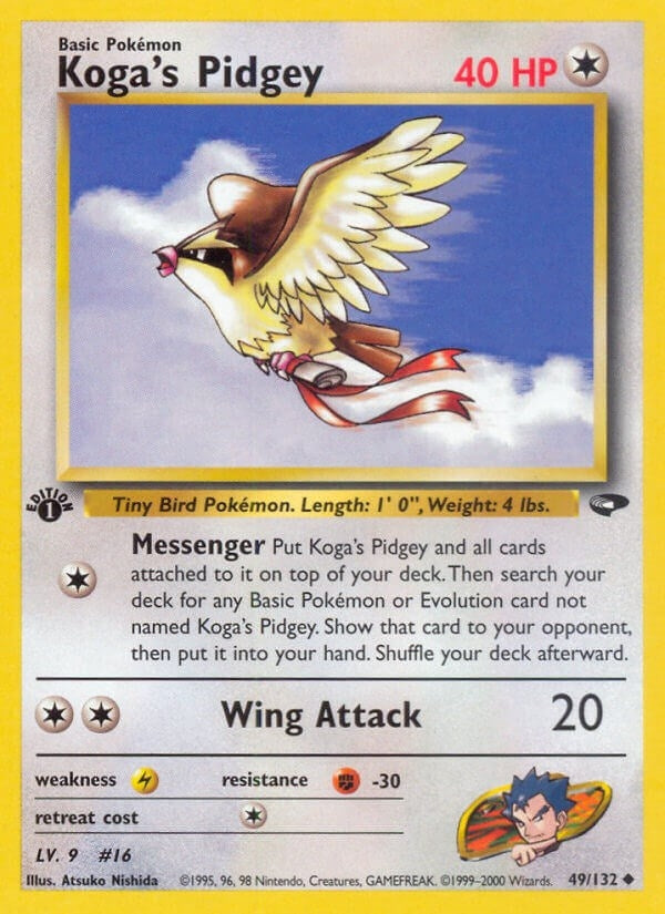 Image for Koga's Pidgey (49) (049/132) (Gym Challenge) - Pokemon