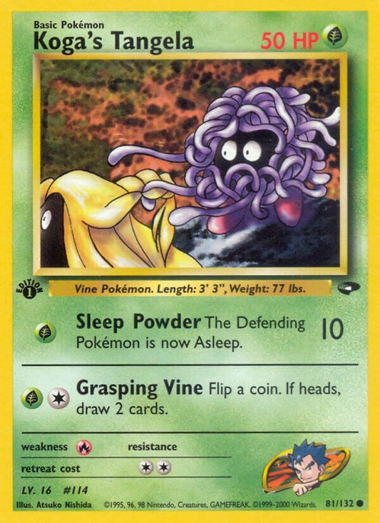 Image for Koga's Tangela (081/132) (Gym Challenge) - Pokemon