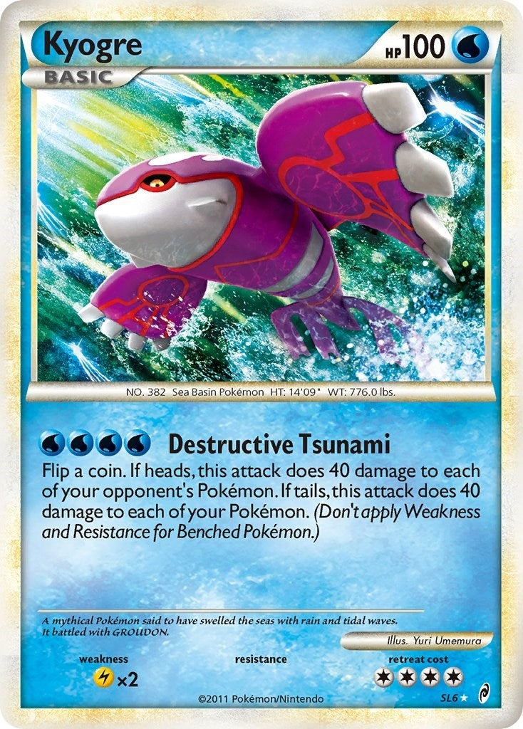 Image for Kyogre (Shiny) (SL6) (Call of Legends) - Pokemon