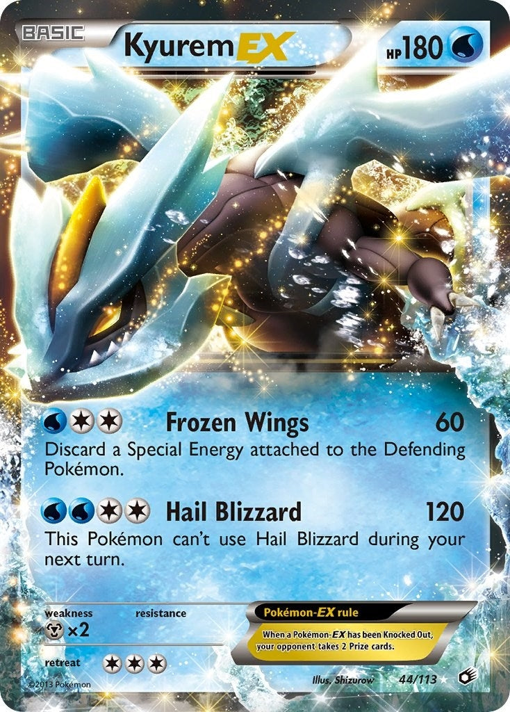 Image for Kyurem EX (44/113) (Legendary Treasures) - Pokemon