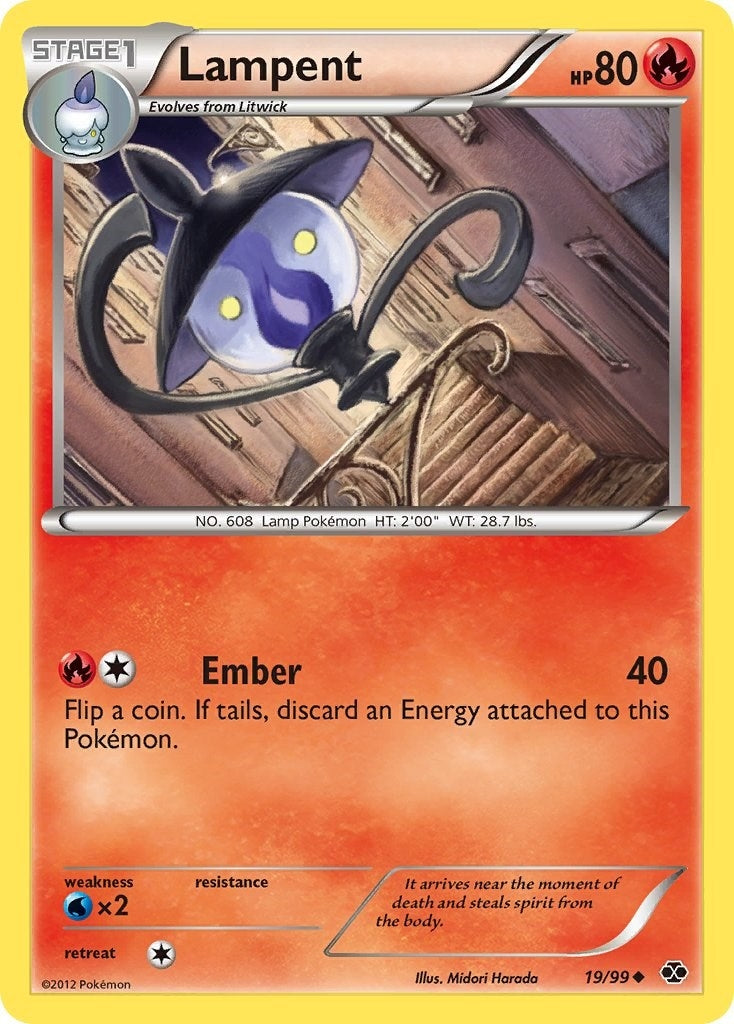 Image for Lampent (19/99) (Next Destinies) - Pokemon