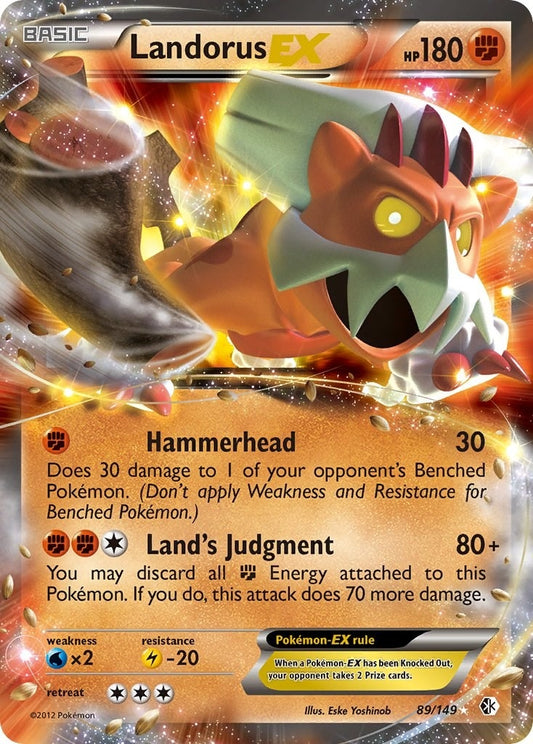 Image for Landorus EX (89/149) (Boundaries Crossed) - Pokemon