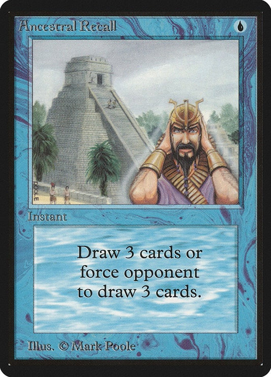 Image for Ancestral Recall (Beta Edition) - Magic: The Gathering