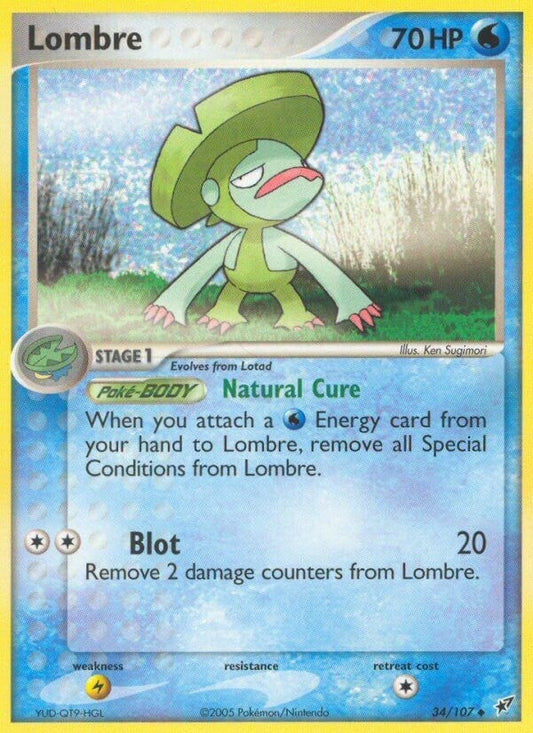 Image for Lombre (34/107) (Deoxys) - Pokemon