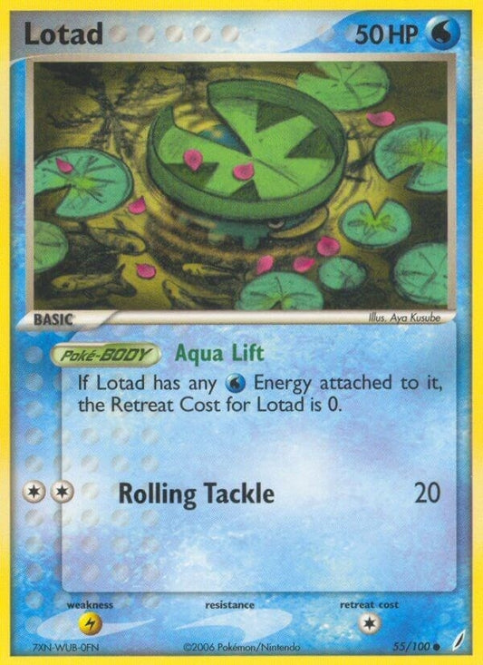 Image for Lotad (55/100) (Crystal Guardians) - Pokemon