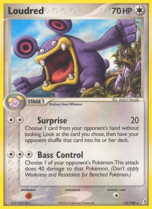 Image for Loudred (23/100) (Crystal Guardians) - Pokemon