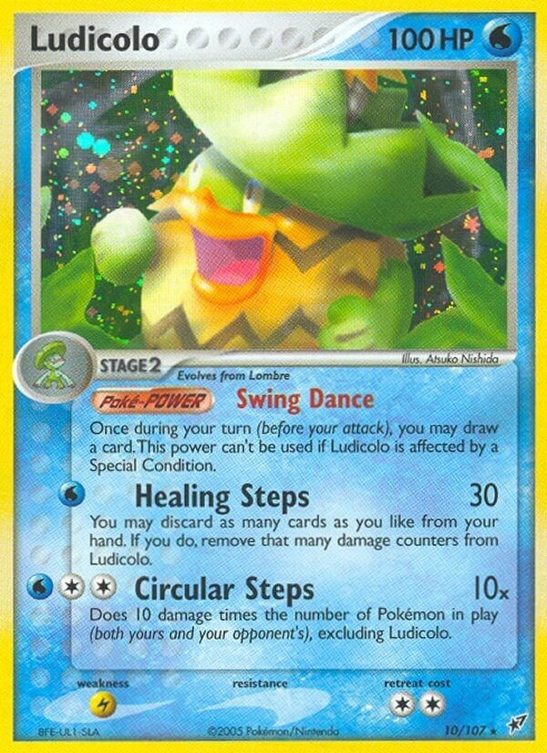 Image for Ludicolo (10/107) (Deoxys) - Pokemon