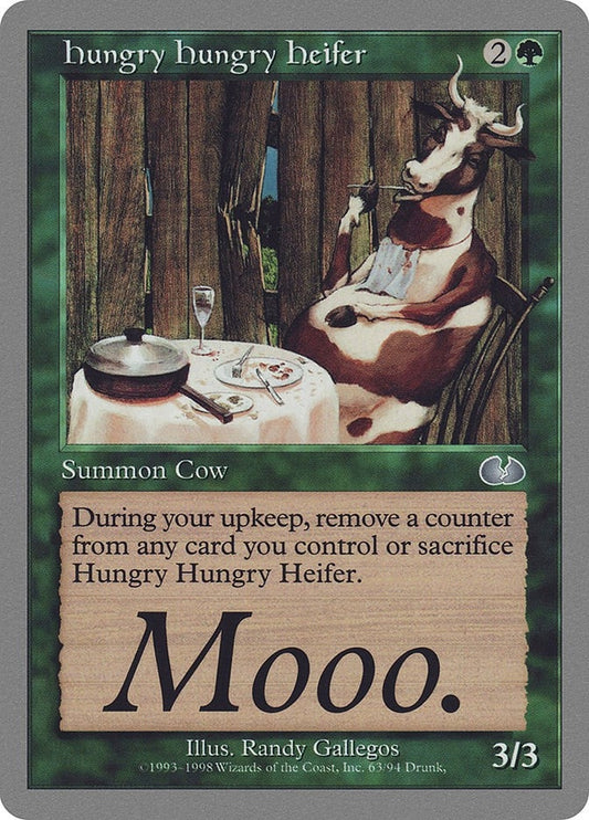 Image for Hungry Hungry Heifer (63) (Unglued) - Magic: The Gathering