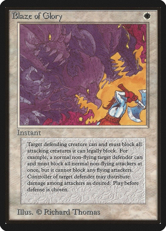 Image for Blaze of Glory (Beta Edition) - Magic: The Gathering