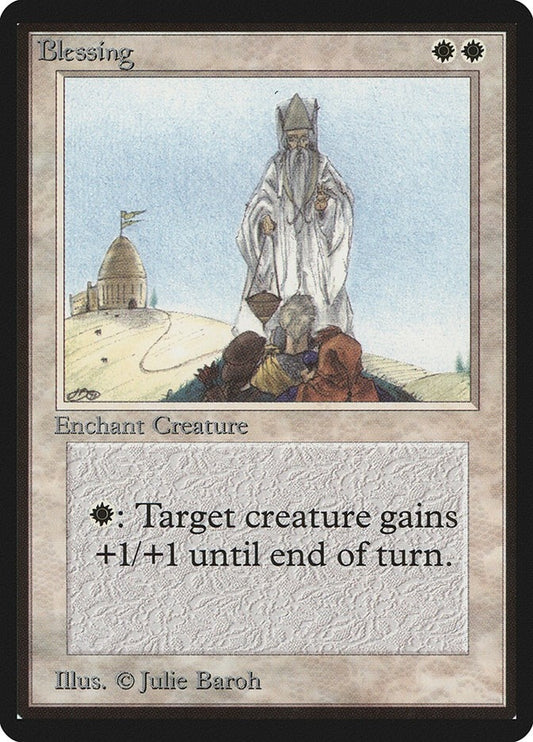 Image for Blessing (Beta Edition) - Magic: The Gathering