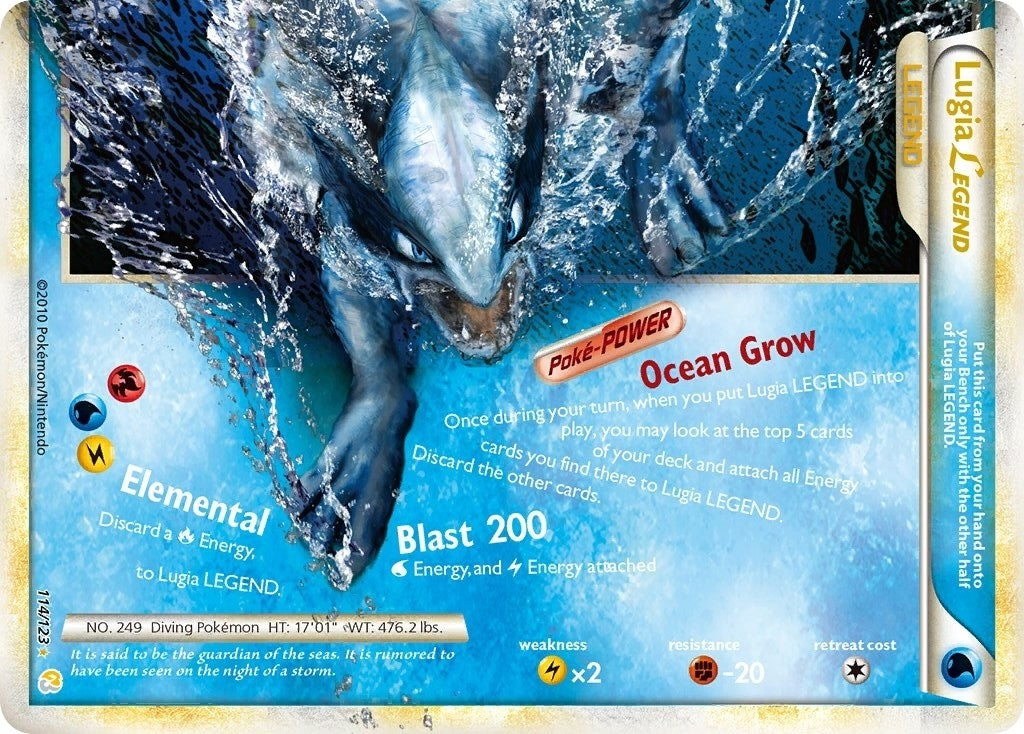Image for Lugia Legend (Bottom) (114/123) (HeartGold SoulSilver) - Pokemon