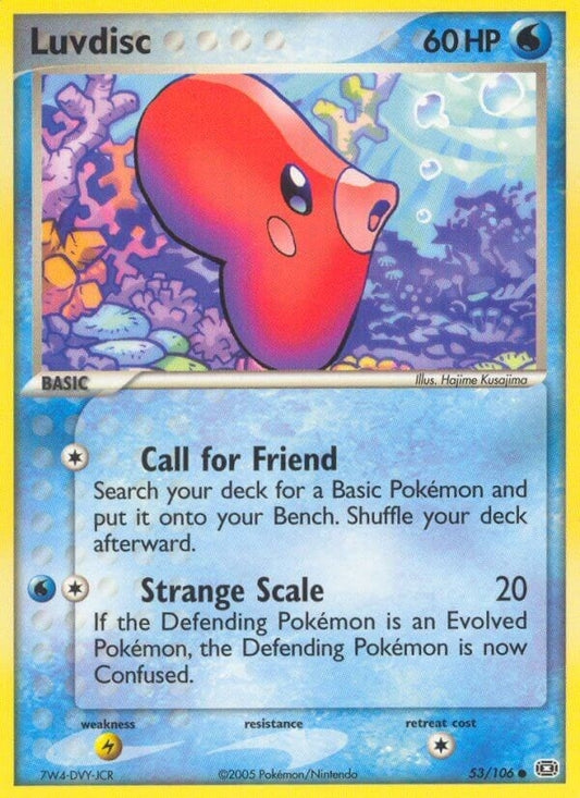 Image for Luvdisc (53/106) (Emerald) - Pokemon