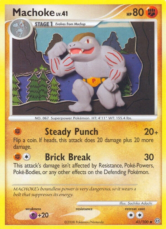 Image for Machoke (41/100) (Stormfront) - Pokemon