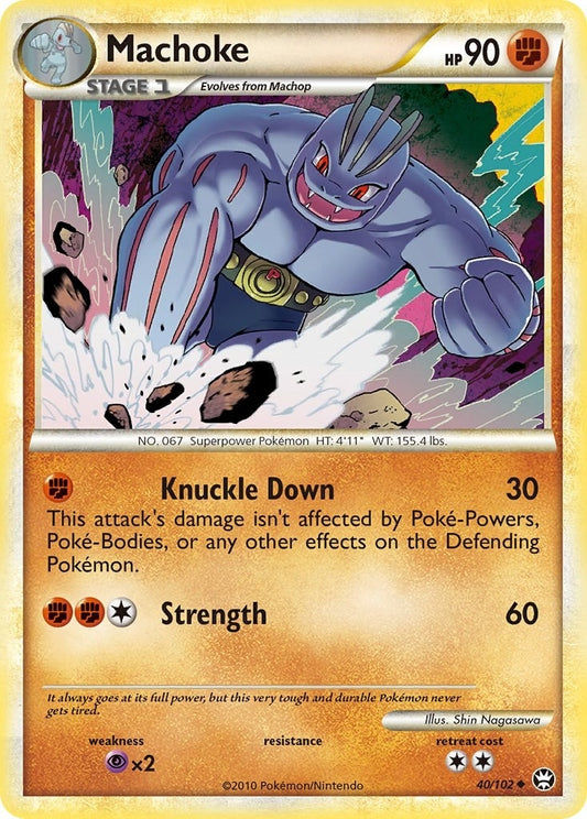 Image for Machoke (40/102) (Triumphant) - Pokemon