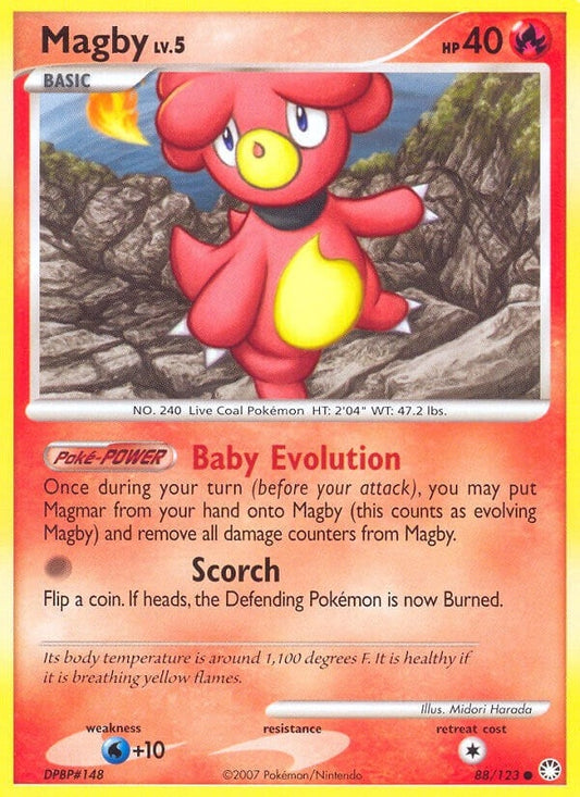 Image for Magby (88/123) (Mysterious Treasures) - Pokemon