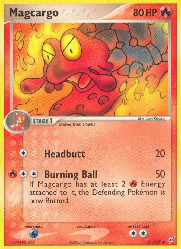 Image for Magcargo (37/107) (Deoxys) - Pokemon