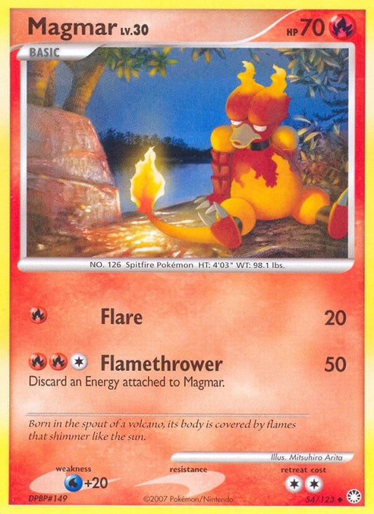 Image for Magmar (54/123) (Mysterious Treasures) - Pokemon