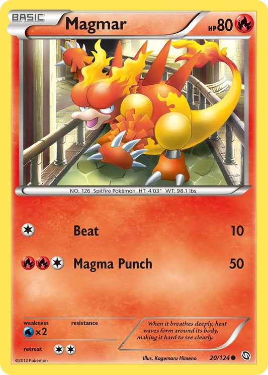 Image for Magmar (20/124) (Dragons Exalted) - Pokemon