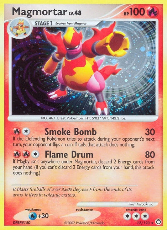 Image for Magmortar (12/123) (Mysterious Treasures) - Pokemon