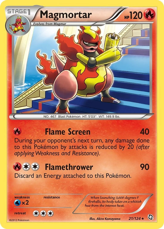 Image for Magmortar (21/124) (Dragons Exalted) - Pokemon
