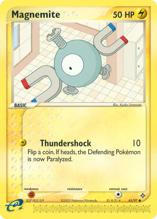 Image for Magnemite (63/97) (Dragon) - Pokemon
