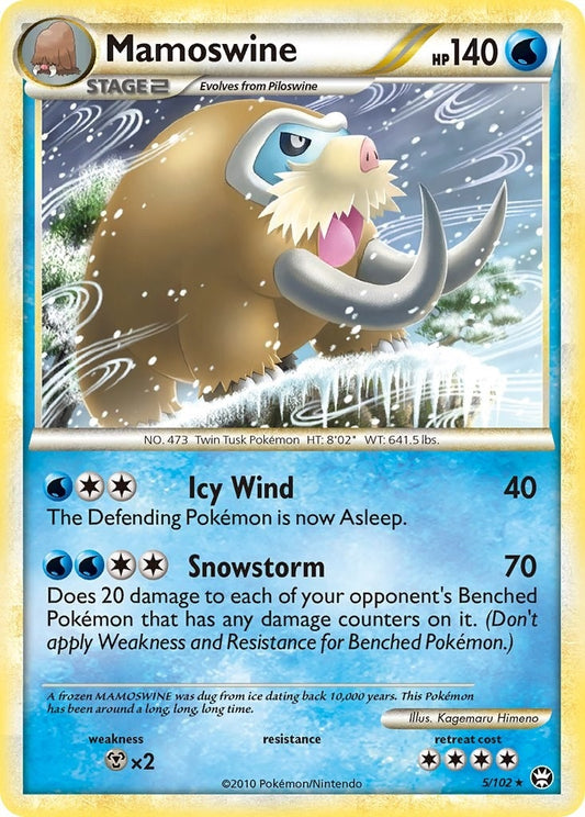 Image for Mamoswine (5/102) (Triumphant) - Pokemon