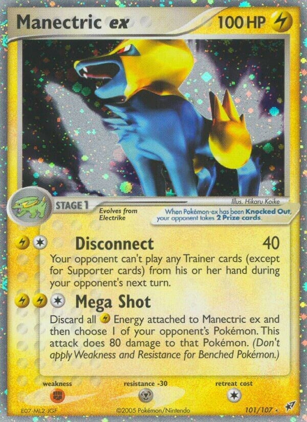Image for Manectric ex (101/107) (Deoxys) - Pokemon