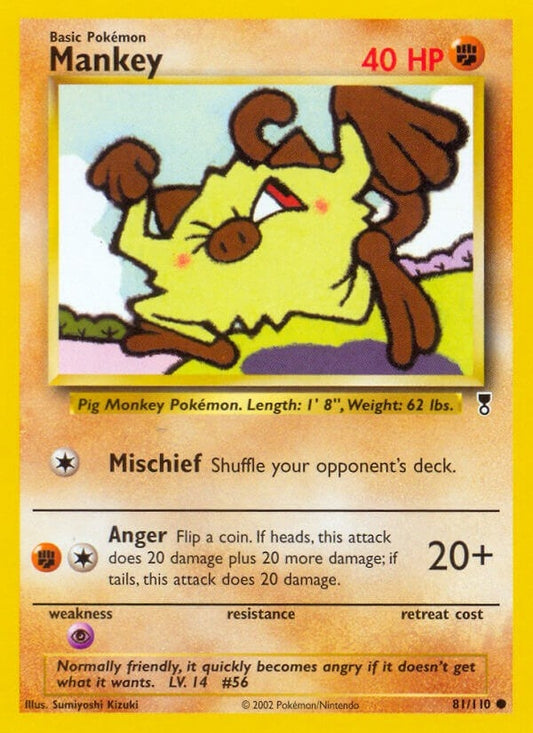 Image for Mankey (081/110) (Legendary Collection) - Pokemon