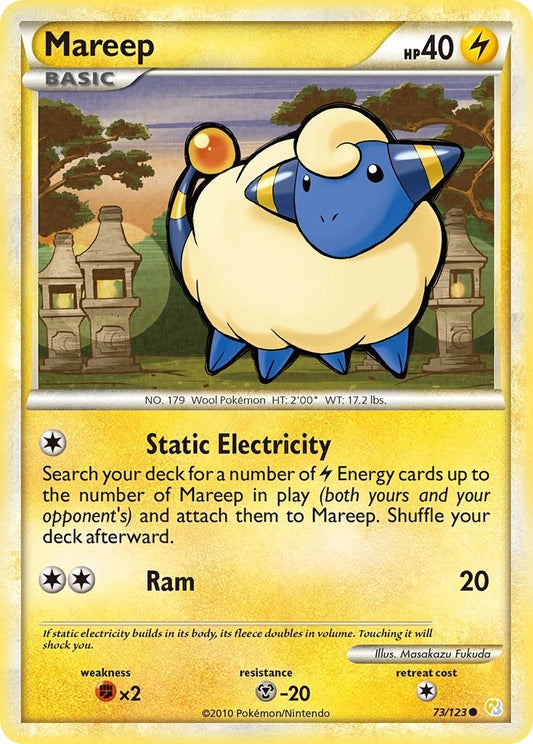 Image for Mareep (73/123) (HeartGold SoulSilver) - Pokemon