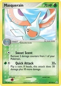 Image for Masquerain (47/110) (Holon Phantoms) - Pokemon