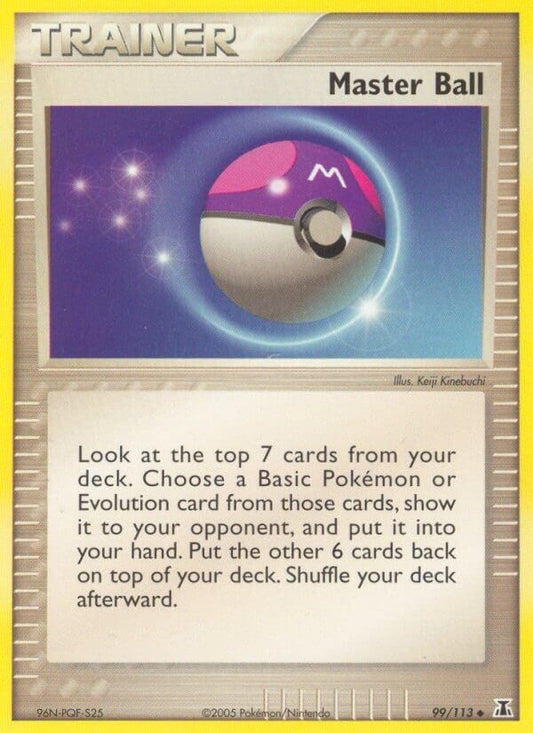 Image for Master Ball (99/113) (Delta Species) - Pokemon
