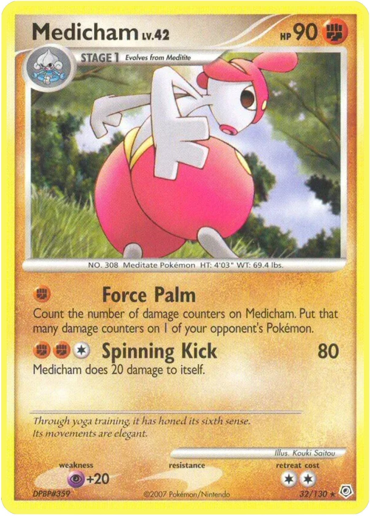 Image for Medicham (32/130) (Diamond and Pearl) - Pokemon