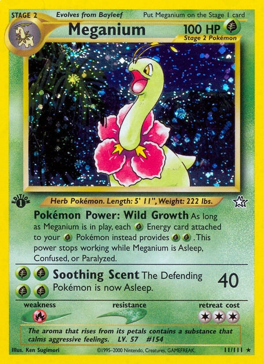 Image for Meganium (11) (011/111) (Neo Genesis) - Pokemon