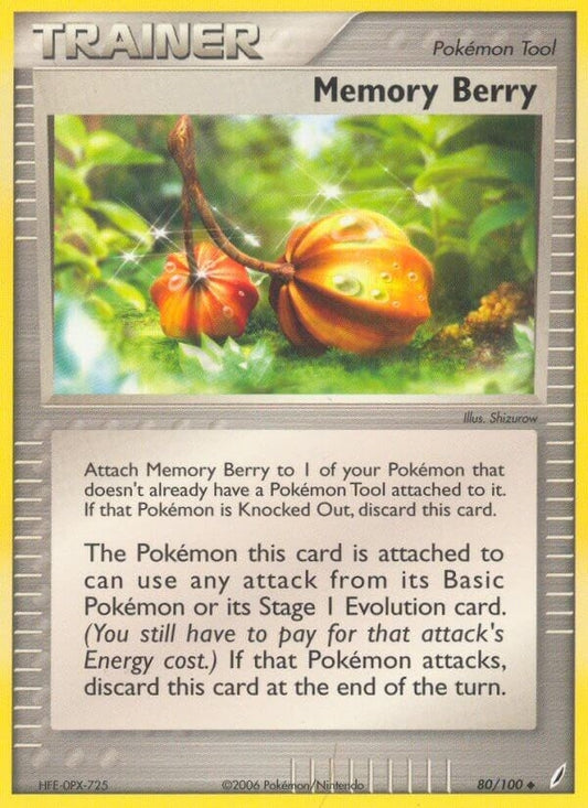 Image for Memory Berry (80/100) (Crystal Guardians) - Pokemon