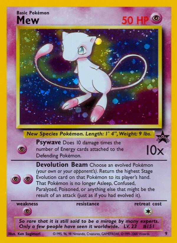Image for Mew (9) (09/53) (WoTC Promo) - Pokemon