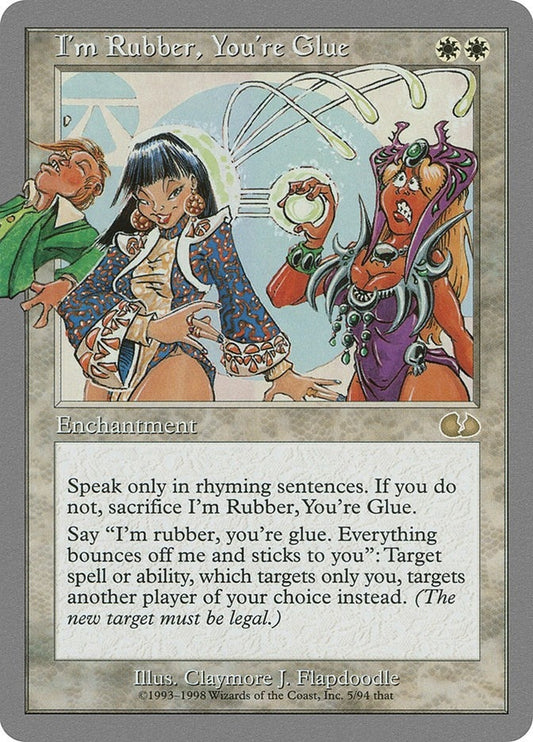 Image for I'm Rubber, You're Glue (5) (Unglued) - Magic: The Gathering