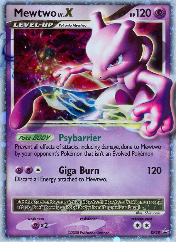 Image for Mewtwo LV.X - DP28 (DP28) (Diamond and Pearl Promos) - Pokemon