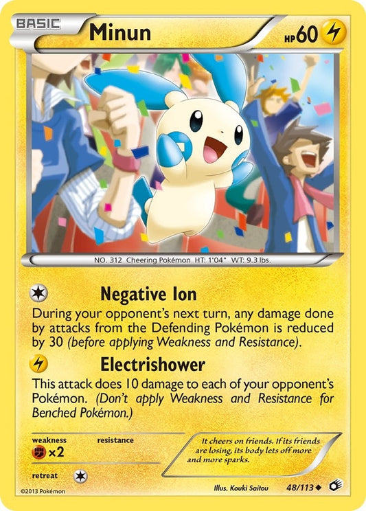 Image for Minun (48/113) (Legendary Treasures) - Pokemon
