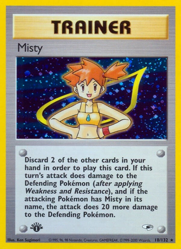 Image for Misty (18) (018/132) (Gym Heroes) - Pokemon