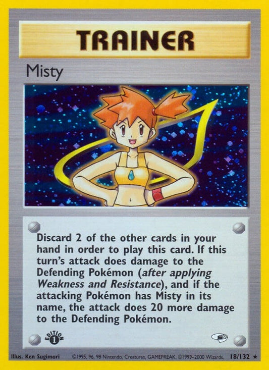 Image for Misty (18) (018/132) (Gym Heroes) - Pokemon
