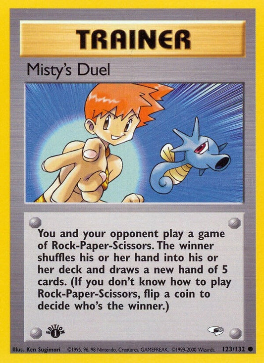 Image for Misty's Duel (123/132) (Gym Heroes) - Pokemon
