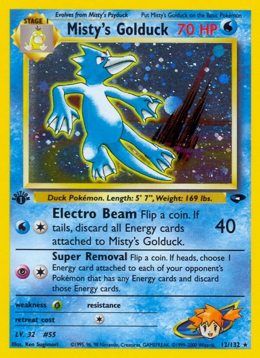 Image for Misty's Golduck (012/132) (Gym Challenge) - Pokemon
