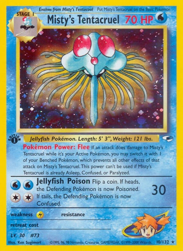Image for Misty's Tentacruel (010/132) (Gym Heroes) - Pokemon