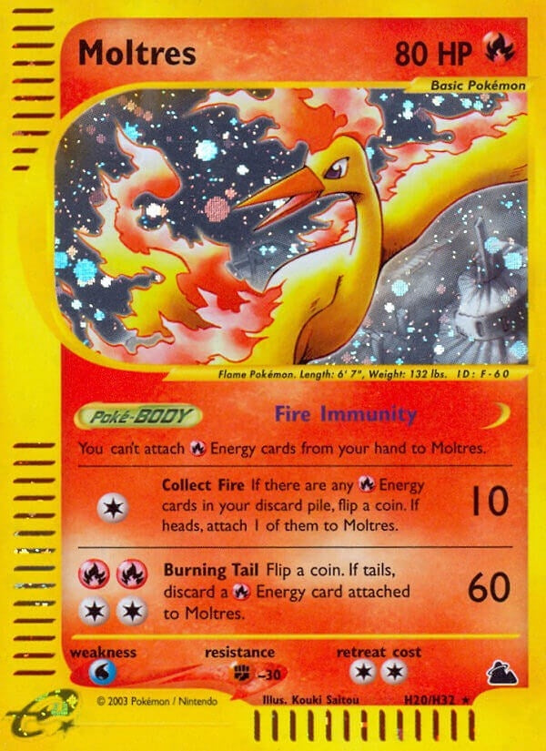 Image for Moltres (H20) (H20/H32) (Skyridge) - Pokemon
